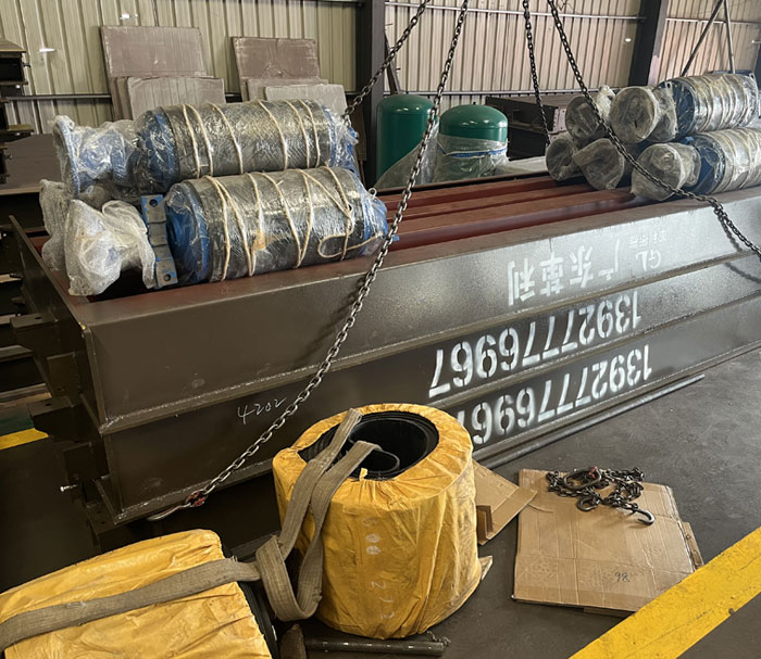 出口尼日利亞3.5米x20米-200噸數(shù)字地磅