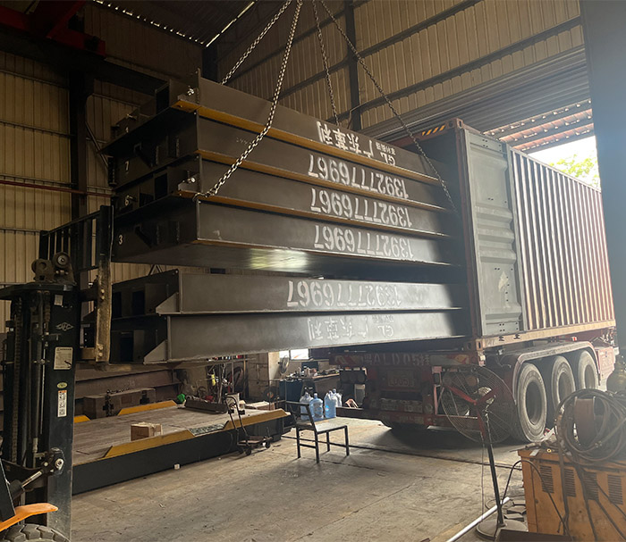 出口委內(nèi)瑞拉3米x18米-120噸數(shù)字地磅