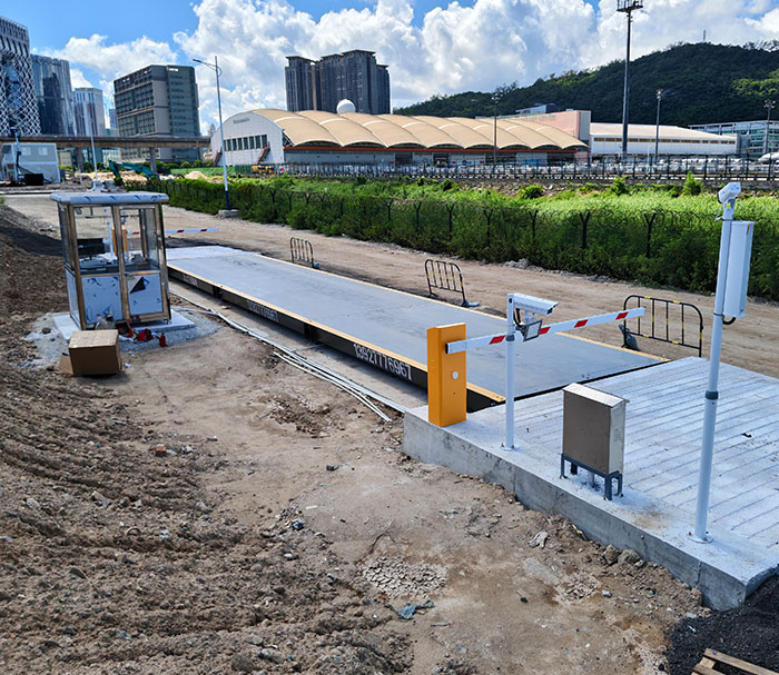 澳門(mén)機(jī)場(chǎng)項(xiàng)目3米x16米-100噸無(wú)人值守地磅管理系統(tǒng)